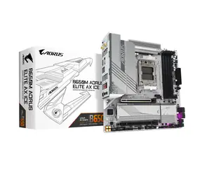 GIGABYTE B650M Aorus Elite AX ICE / B650 / AM5 / 4X DDR5 / PCIEx16 / 2.5GLAN / mATX