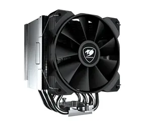 COUGAR Forza 85 Essential Black / Chłodnica procesora / 120 mm / Łożysko hydrauliczne / 34,5 dB przy 2000 obr./min / 143,53 m3h / 4-pin