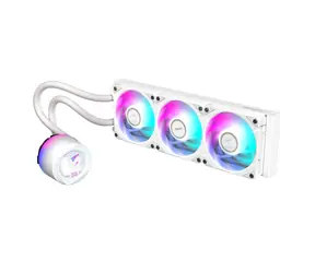 GIGABYTE AORUS WATERFORCE X II 360 ICE / 3x 120mm / 37,5 dB / 72 CFM / 800-2400RPM / RGB / Intel + AMD