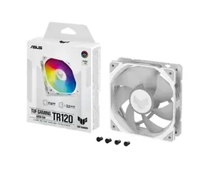 Asus TUF GAMING TR120 ARGB biały / 120 mm / łożysko hydrauliczne / 2000 obr./min / 77,4 CFM / 29 dB