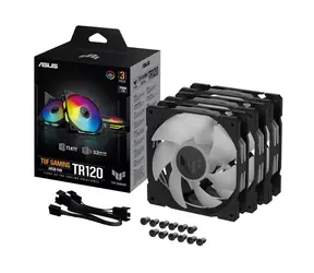 Asus TUF GAMING TR120 ARGB (3 szt.) czarny / 120 mm / łożysko hydrauliczne / 2000 obr./min / 77,4 CFM / 29 dB