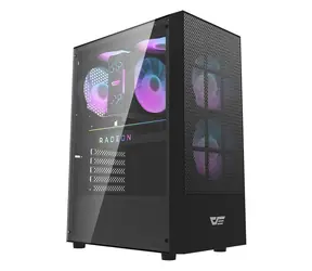 darkFlash A290 czarny / ATX / 3x 120 mm / 3x USB-A / strona przezroczysta / bez źródła zasilania 