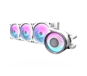 darkFlash DN 360 biały / Chłodnica procesora AiO / 3x 120 mm / podświetlenie ARGB / 800-1800 RPM / 30 dB / Intel + AMD