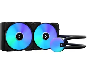 Fractal Design Lumen S28 v2 RGB czarny / 2x 140 mm / 35,5 dB @ 1700 TPM / 78 CFM / ARGB / AMD + Intel