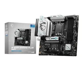 MSI B760M GAMING PLUS WIFI / B760 / LGA1700 / 4X DDR5 / PCIEx16 / 2.5GLAN / Wi-Fi / mATX