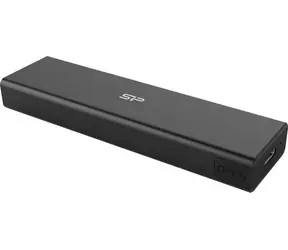 Silicon Power PD60 czarny / Zewnętrzna obudowa na M.2 PCIe NVMe SSD / M.2 SATA SSD / USB-C 3.2
