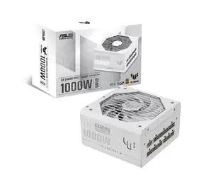 Asus TUF Gaming 1000W biały / ATX 3.0 / 80PLUS Gold / aktywny PFC / modułowy / wentylator 135mm