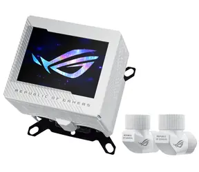 Asus ROG RYUJIN III WB biały / procesor z blokiem wodnym / wyświetlacz LCD 3,5".