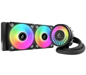 ARCTIC Liquid Freezer III - 240 A-RGB czarny / 2x 120 mm / 22,5 dB przy 2000 obr./min / 48,8 CFM / AMD + Intel 