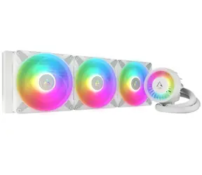 ARCTIC Liquid Freezer III - 420 A-RGB biały / 3x 140 mm / 22,5 dB przy 1900 obr./min / 69,9 CFM / AMD + Intel