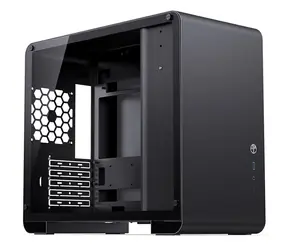 Jonsbo U4 Mini czarny / mATX / 1x USB-A 3.0 / 1x USB-C 3.2 / bez zasilacza / strona przezroczysta 