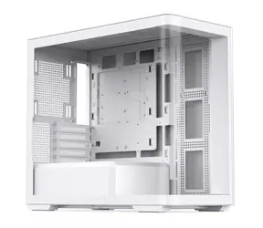 Jonsbo D300 biały / mATX / 2x USB-A 3.0 / 1x USB-C 3.2 / bez zasilacza / strona przezroczysta