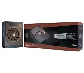 Seasonic Prime TX-1600 Noctua Edition / ATX 3.1 / aktywny PFC / wentylator 120mm / modułowy / 80PLUS Titanium