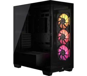 Corsair iCUE LINK 3500X RGB czarny / E-ATX / 2x USB-A 3.2 / 1x USB-C 3.2 / 3x 120mm / bez zasilacza / przezroczysty panel boczny / wyprzedaż