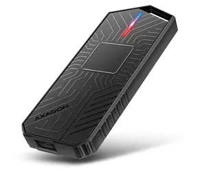 Axagon EEM2-GAM, USB-C 10Gbps - Pudełko NVMe i SATA SSD GAME M.2, bezśrubowe