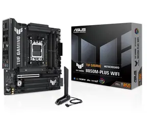 Asus TUF GAMING B850M- PLUS WIFI / B850 / 4X DDR5 / 1x 2.5GLAN / Wi-Fi 6E / mATX