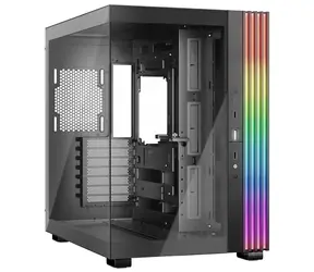 be quiet! Light Base 600 DX czarny / ATX / 2x USB-A 3.1 / 1x USB-C 3.1 / bez źródła zasilania / strona przezroczysta 
