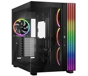 be quiet! Light Base 900 FX czarny / E-ATX / 2x USB-A 3.1 / 1x USB-C / 4X 140mm / bez źródła zasilania / strona przezroczysta