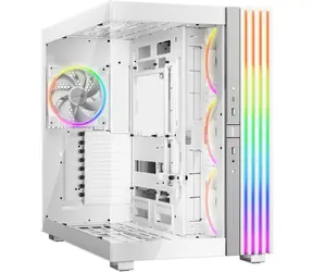 be quiet! Light Base 900 FX biały / E-ATX / 2x USB-A 3.1 / 1x USB-C / 4X 140mm / bez źródła zasilania / strona przezroczysta