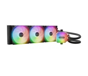 be quiet! Light Loop AiO ARGB czarny / 3x 120 mm / łożysko karabinowe / 34,9 dB przy 2100 obr./min / 61,8 CFM / Intel + AMD