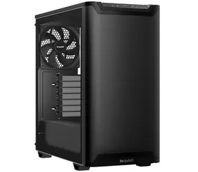 be quiet! Pure Base 501 Airflow TG czarny / ATX / 2x USB-A 3.0 / 1x USB-C 3.1 / 2x 140mm / bez zasilacza / strona przezroczysta