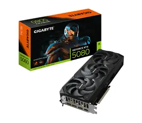 GIGABYTE GeForce RTX 5080 WINDFORCE SFF 16 GB / 2670 MHz / 16 GB GDDR7 / 256-bit / 1x HDMI + 3x DP / 850 W (16)