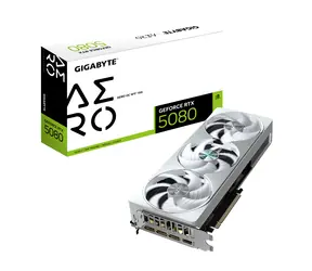 GIGABYTE GeForce RTX 5080 AERO OC SFF 16 GB / 2730 MHz / 16 GB GDDR7 / 256-bit / 1x HDMI + 3x DP / 850 W (16)
