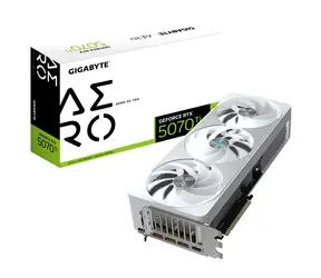 GIGABYTE GeForce RTX 5070 Ti AERO OC 16 GB / 2300 MHz / 16 GB GDDR7 / 256-bit / 1x HDMI + 3x DP / 750 W (16)