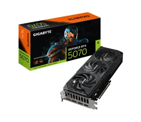 GIGABYTE GeForce RTX 5070 WINDFORCE OC SFF 12 GB / 2165 MHz / 12 GB GDDR7 / 192-bit / 1x HDMI + 3x DP / 750 W (16)