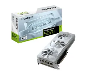 GIGABYTE GeForce RTX 5070 EAGLE OC ICE SFF 12 GB / 2165 MHz / 12 GB GDDR7 / 192-bit / 1x HDMI + 3x DP / 750 W (16)
