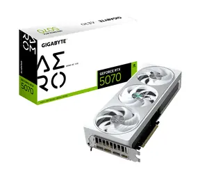 GIGABYTE GeForce RTX 5070 AERO OC 12 GB / 2165 MHz / 12 GB GDDR7 / 192-bit / 1x HDMI + 3x DP / 750 W (16)