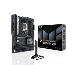 Asus TUF GAMING B860- PLUS WIFI / B860 / LGA 1851 / 4X DDR5 / PCIEx 16 / 2.5GLAN / Wi-Fi / ATX