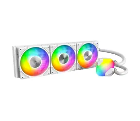 Montech Hyper Flow ARGB biały / 3x 120mm / 29,1 dB @ 2100 RPM / 76,2 CFM / AMD + Intel 