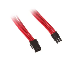 Przewód przedłużający Silverstone 6-stykowy PCIe do 6-stykowego PCIe - 250 mm czerwony