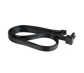Silverstone PP14-90 czarny / kabel 90° 12VHPWR / 650 mm