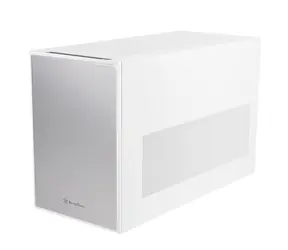 Silverstone SUGO 17 biały / mATX / 2x USB-A 3.0 / 1x USB-C / bez zasilacza 