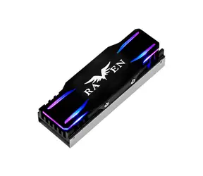 Silverstone TP03-ARGB czarny / Chłodnica dysku M.2 2280 / ARGB