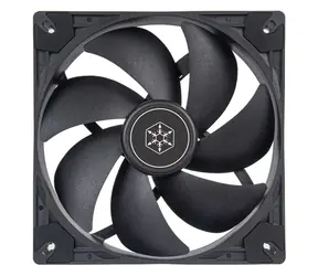 Silverstone VISTA 140 czarny / 140 mm / Łożysko hydrauliczne / 30,8 dB przy 1600 obr./min / 86 CFM / 4-stykowe PWM
