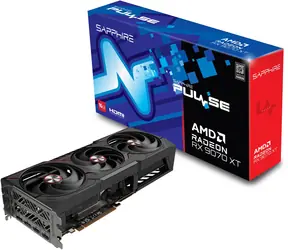 Karta graficzna Sapphire PULSE Radeon RX 9070 XT 16 GB / 2970 MHz / 16 GB GDDR6 / 256-bit / 2x HDMI + 2x DP / 750 W (8+8)