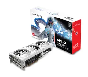 Karta graficzna Sapphire PURE Radeon RX 9070 XT 16 GB / 3010 MHz / 16 GB GDDR6 / 256-bit / 2x HDMI + 2x DP / 750 W (8+8)