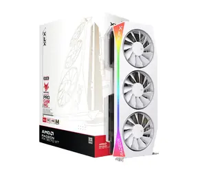 Karta graficzna XFX Mercury Radeon RX 9070 XT OC Magnetic 16 GB / 3100 MHz / 16 GB GDDR6 / 256-bit / 1x HDMI + 3x DP / 700 W (8+8+8)