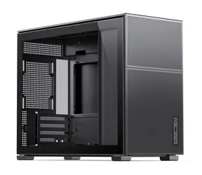 Jonsbo D31 MESH TG czarny / mATX / 1x USB-A 3.2 / 1x USB-C 3.2 / bez zasilacza / przezroczysty panel boczny 