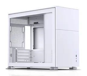 Jonsbo D31 TG biały / mATX / 1x USB-A 3.2 / 1x USB-C 3.2 / bez zasilacza / przezroczysty panel boczny