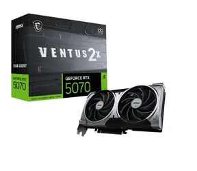 Karta graficzna MSI GeForce RTX 5070 12G Ventus 2X OC / 12GB GDDR7 / PCI-E / 3x DP + HDMI 