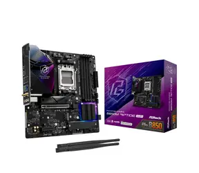 Płyta główna ASRock B850M Riptide WiFi / AMD B850 / DDR5 / SATA III / USB 3.2 / 2.5GLAN / Wi-Fi 7 / sc.AM5 / mATX