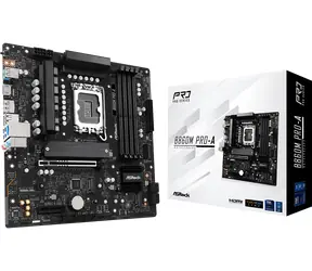 ASRock B860M Pro-A / B860 / LGA 1851 / 4X DDR5 / PCIEx 16 / 2.5GLAN / mATX