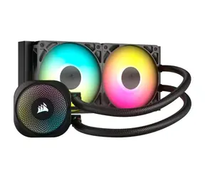Corsair NAUTILUS ARGB czarny / 2x 120mm / 34dB / 300-2100 RPM / 74.4CFM / Intel + AMD