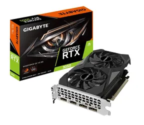 GIGABYTE GeForce RTX 3050 Windforce OC V2 6 GB / 1042-1477 MHz / 6 GB GDDR6 / 96-bit / 2x HDMI i 2x DP / 70 W