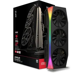 Karta graficzna XFX Mercury Radeon RX 9070XT 16 GB OC / 3100 MHz / 16 GB GDDR6 / 256-bit / 1x HDMI + 3x DP / 700 W (8+8+8)