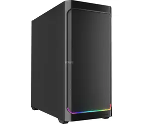 Sharkoon AK4W RGB Strip czarny / ATX / 2x USB 3.2 / 1x USB-C / 4X 120mm / bez zasilacza / przezroczysty panel boczny